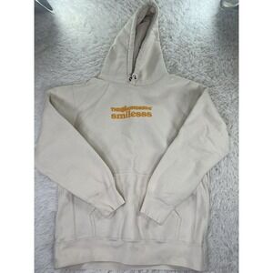 The Hundreds‎ Smilesss :)) Pullover ABS Adam Bomb Squad NFT Cream Hoodie Size L